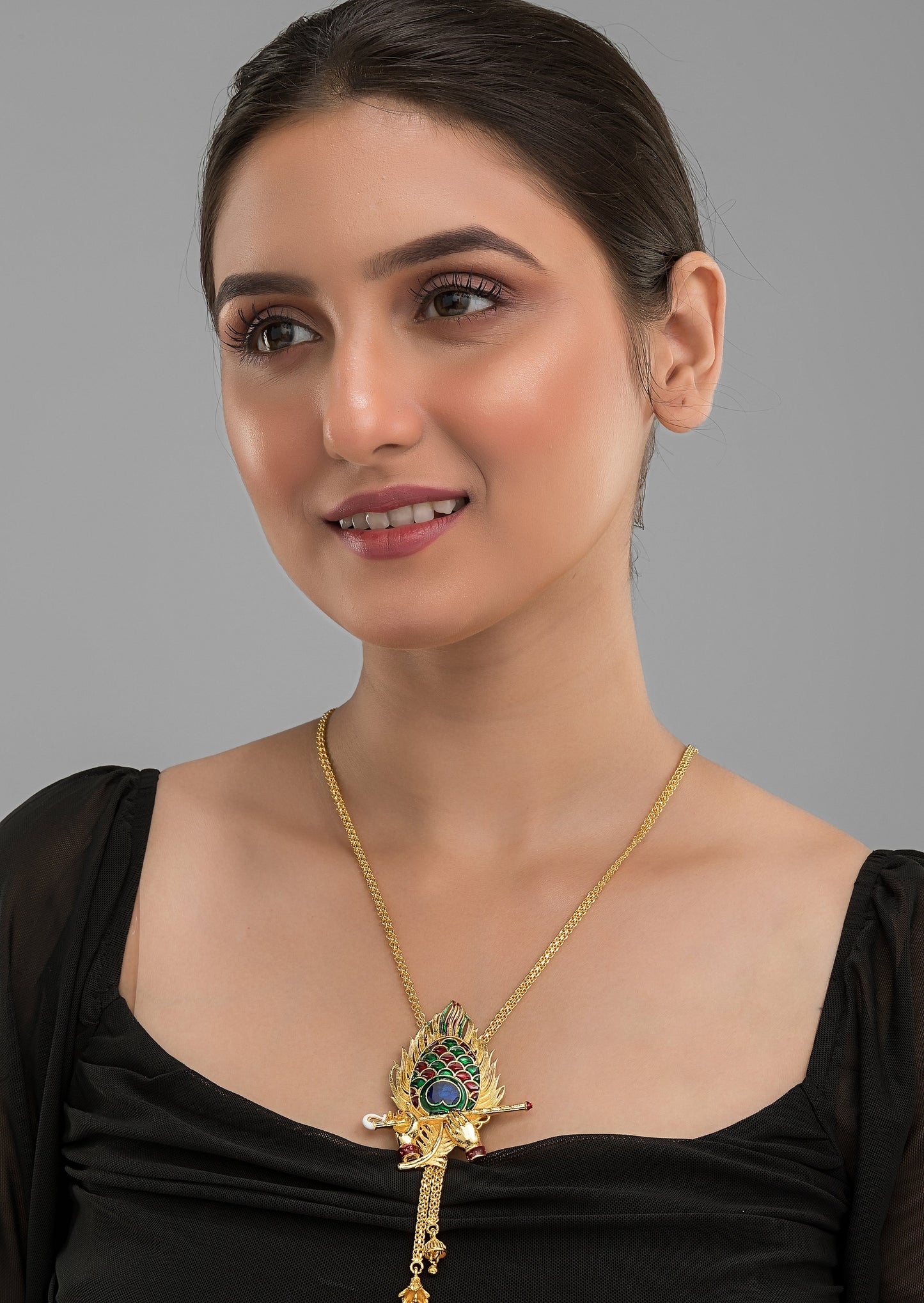 Bansuri (Gold Plated Necklace Set)