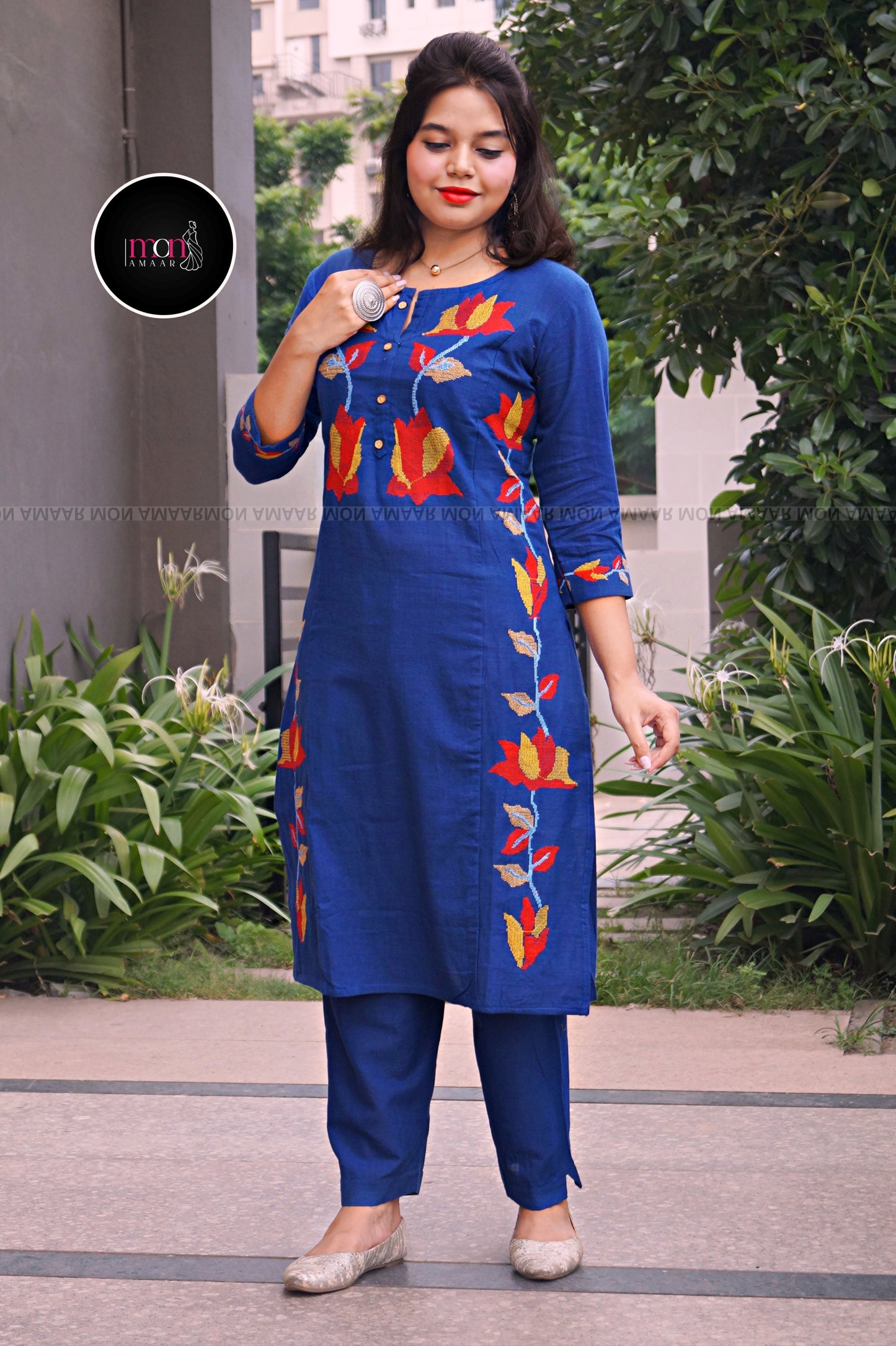 Colorful Days-Cotton Kurti Set
