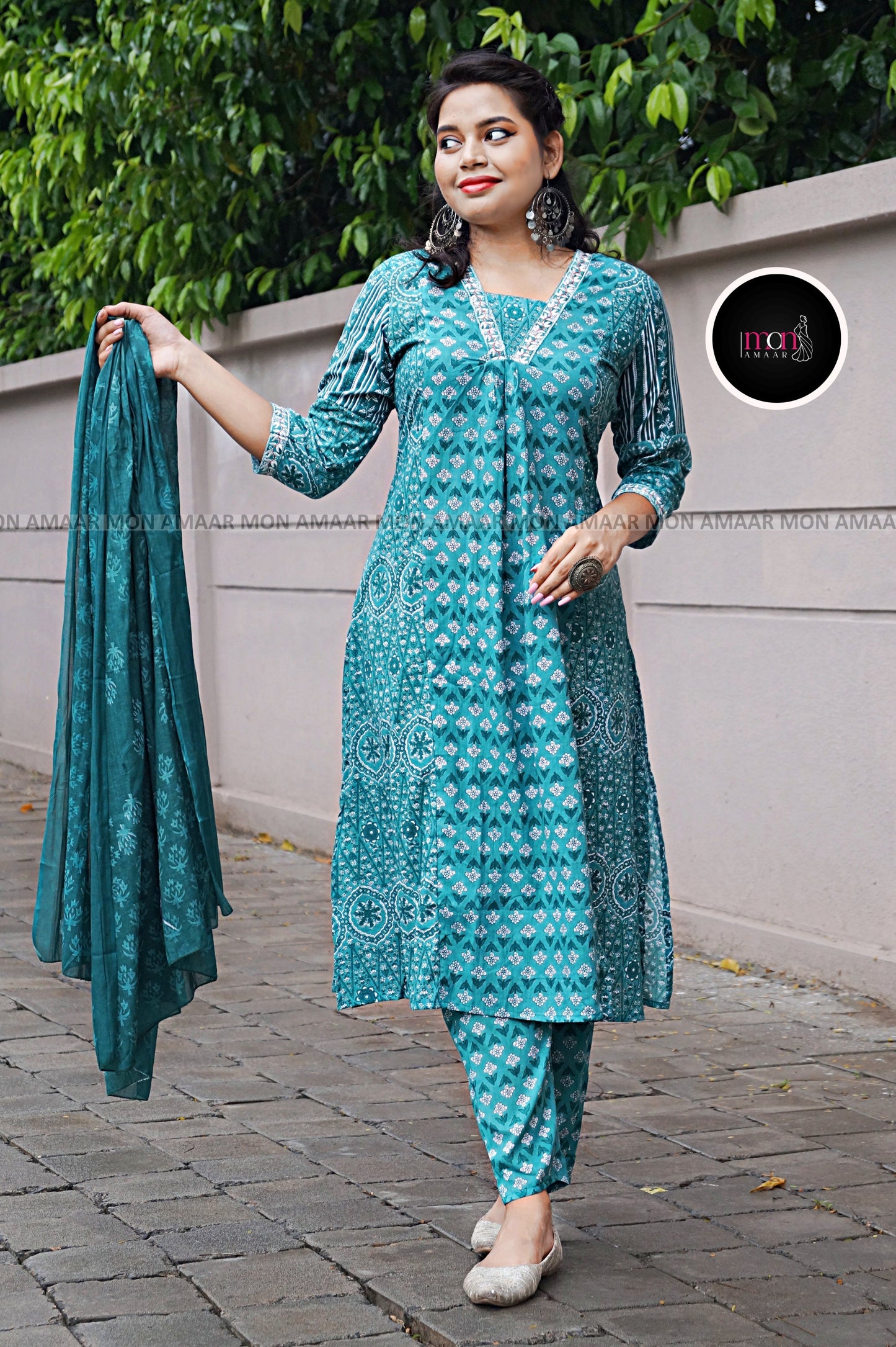 Mishti Style -Cotton Kurti Set