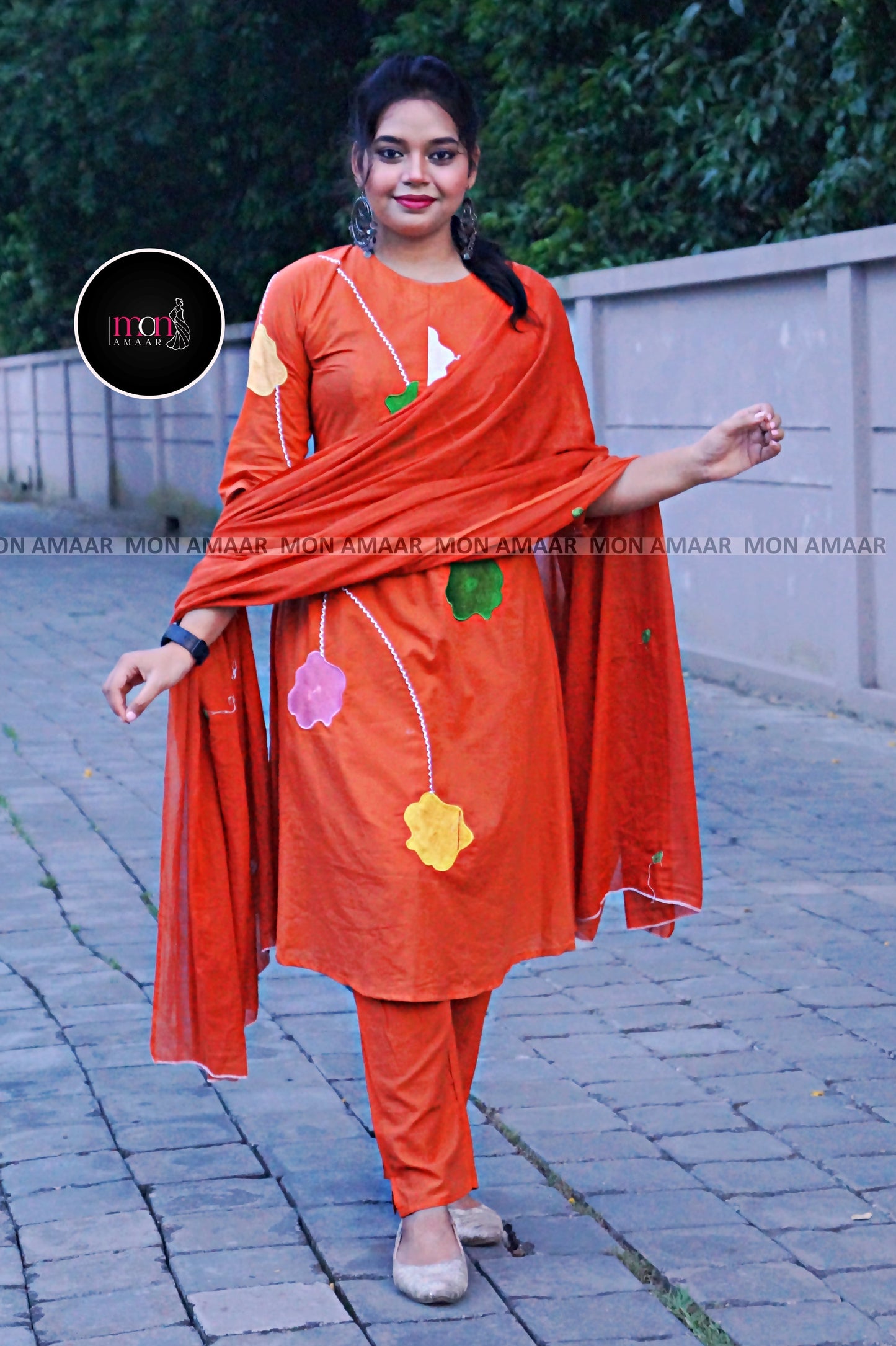 Jashan-E-Bahara Cotton Kurti Set