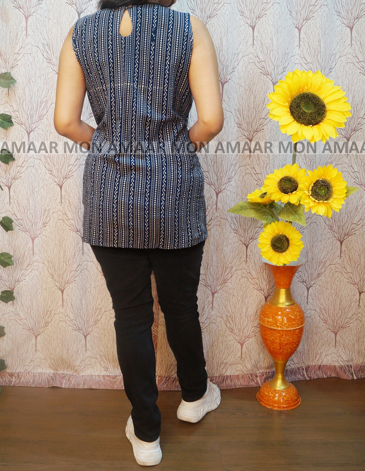 Top-Notch Sustainable Block Print Ethnic Short Kurti