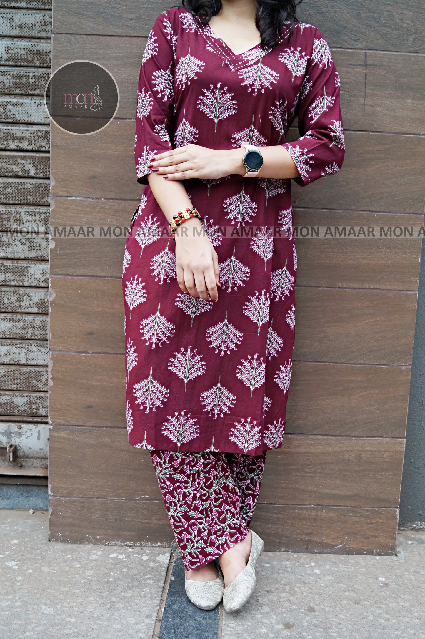 Me And My Moods Cotton Kurti Set