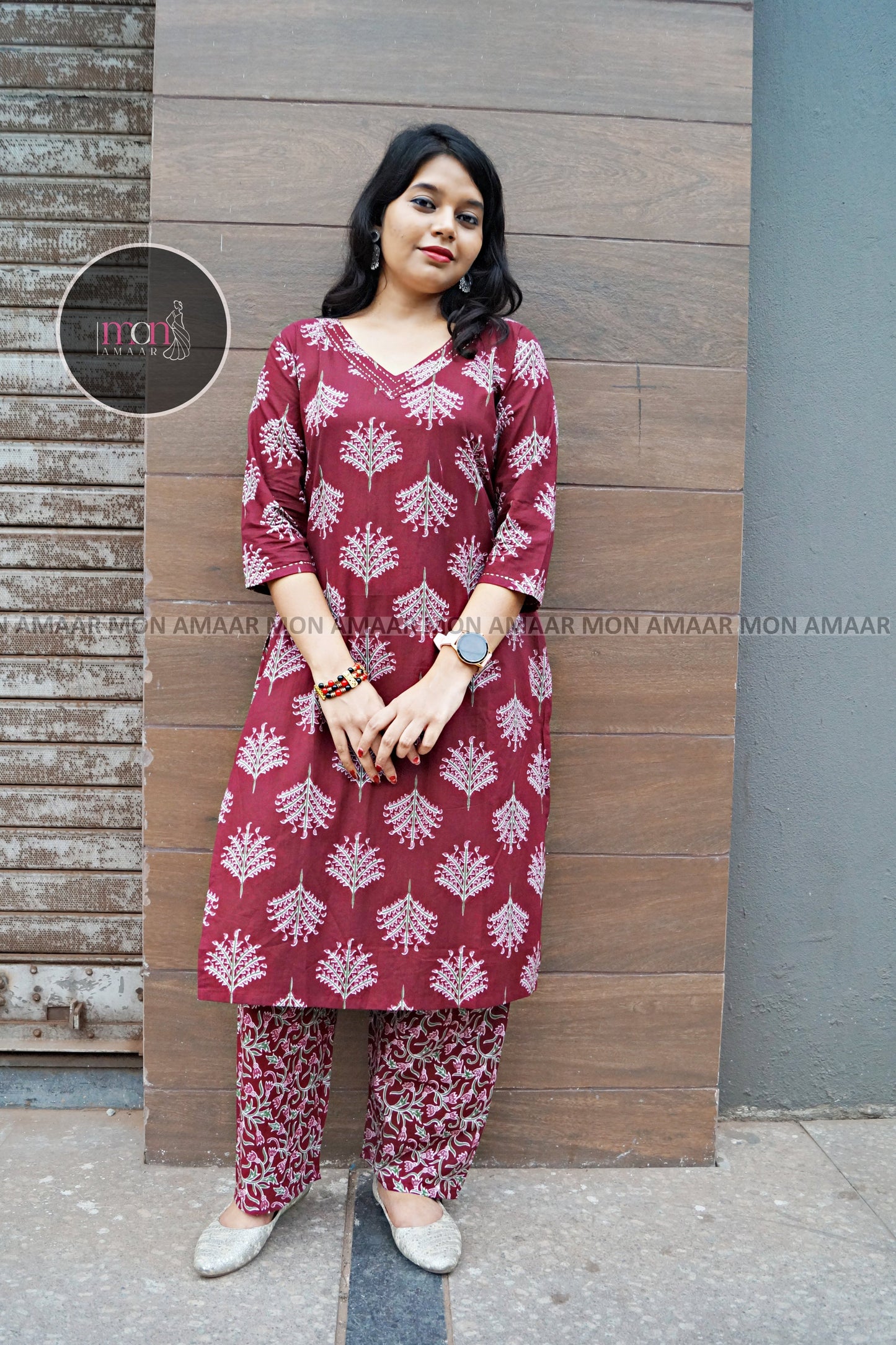 Me And My Moods Cotton Kurti Set