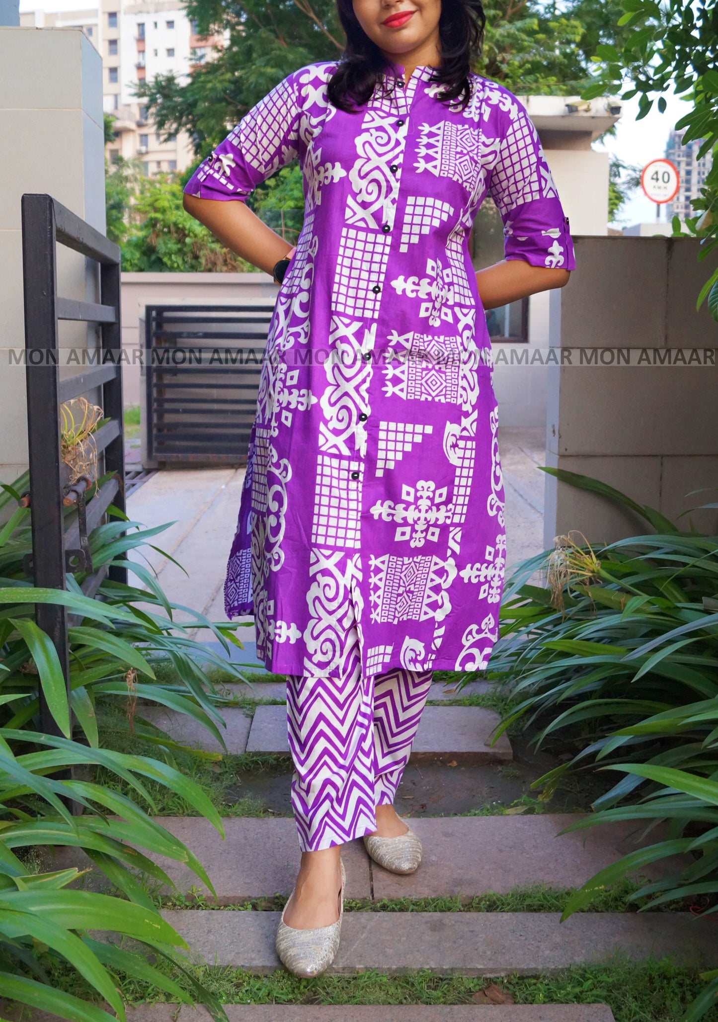 Today's Tale Cotton Kurti Set