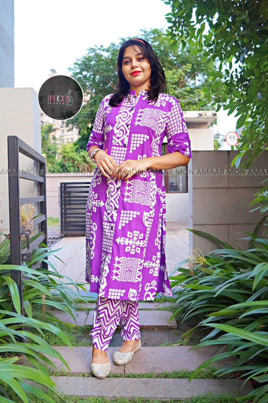 Today's Tale Cotton Kurti Set