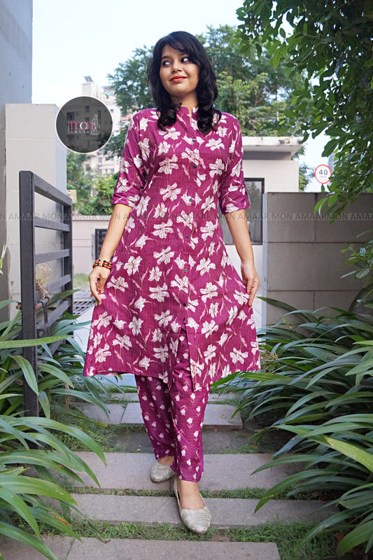 Style With Comfy-Kantha Cotton Coord Set