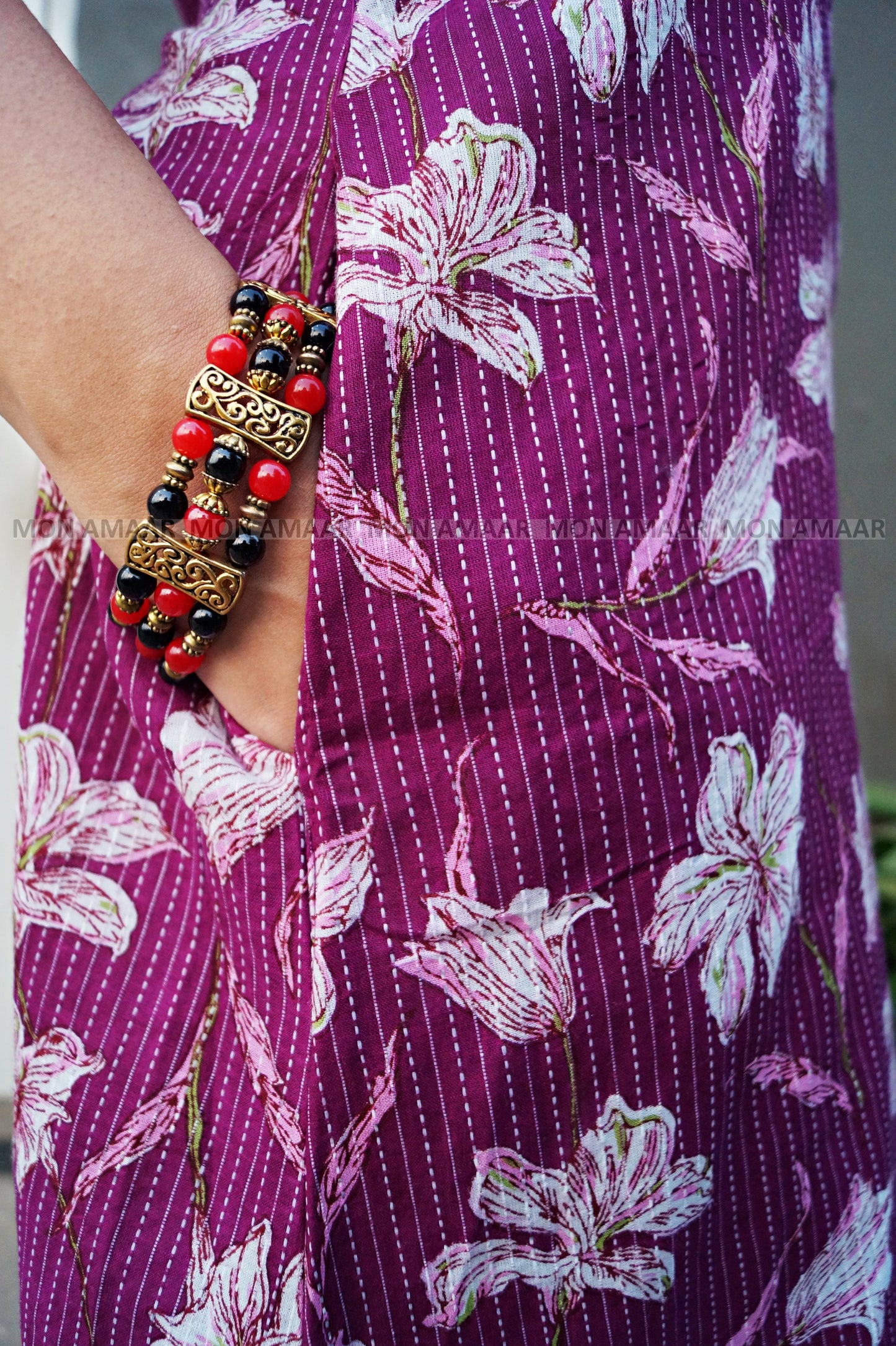 Style With Comfy-Kantha Cotton Coord Set