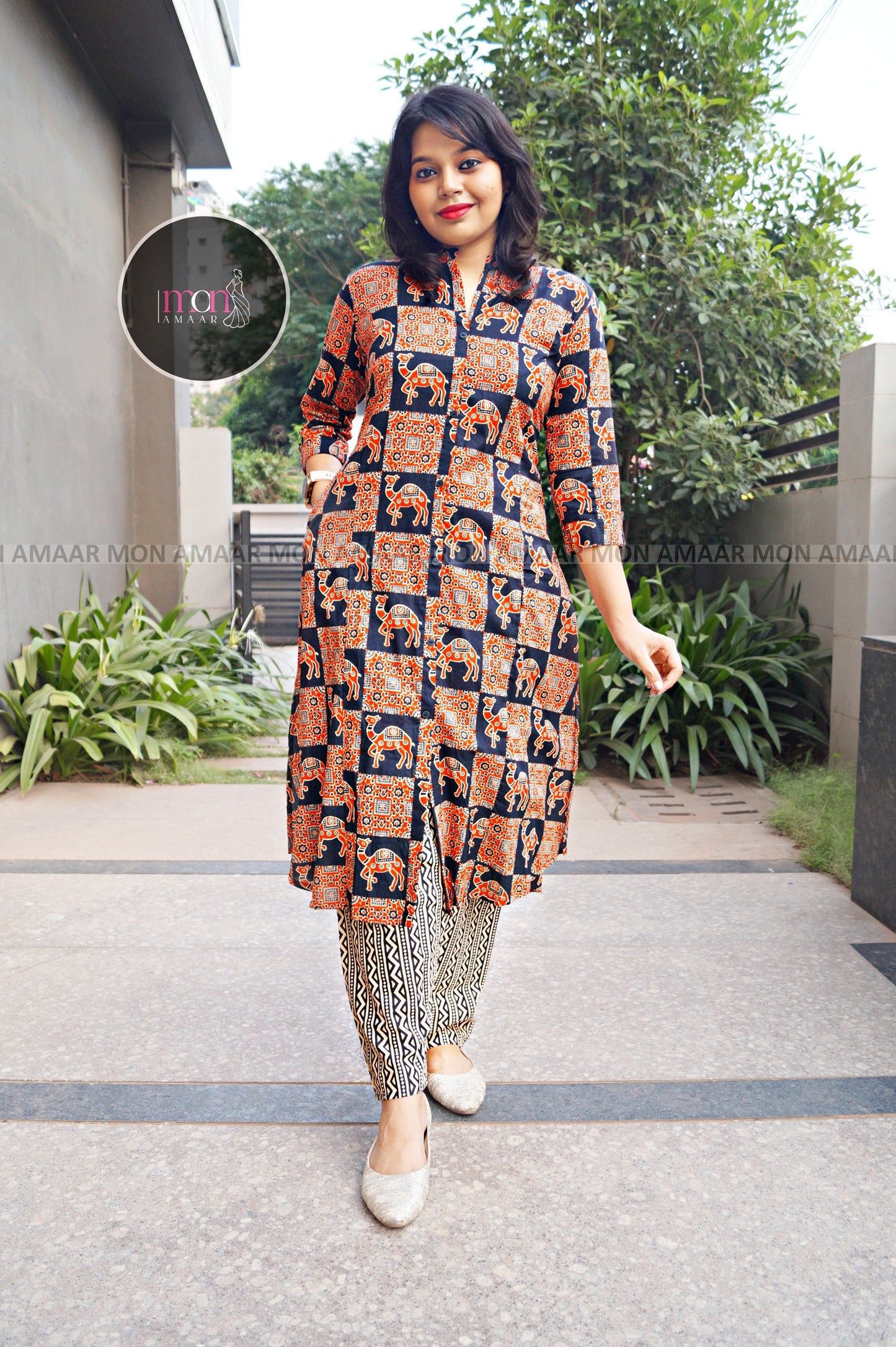 Real Life Beauty- Cotton Kurti Set
