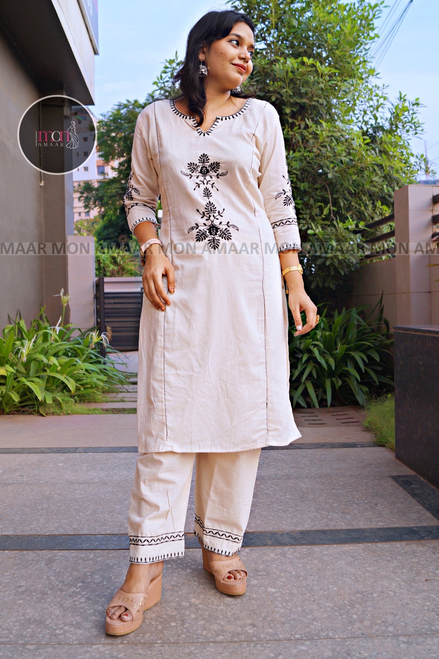 Finding Me- Cotton Kurti Set
