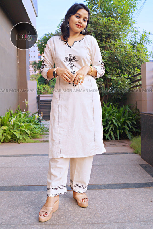 Finding Me- Cotton Kurti Set