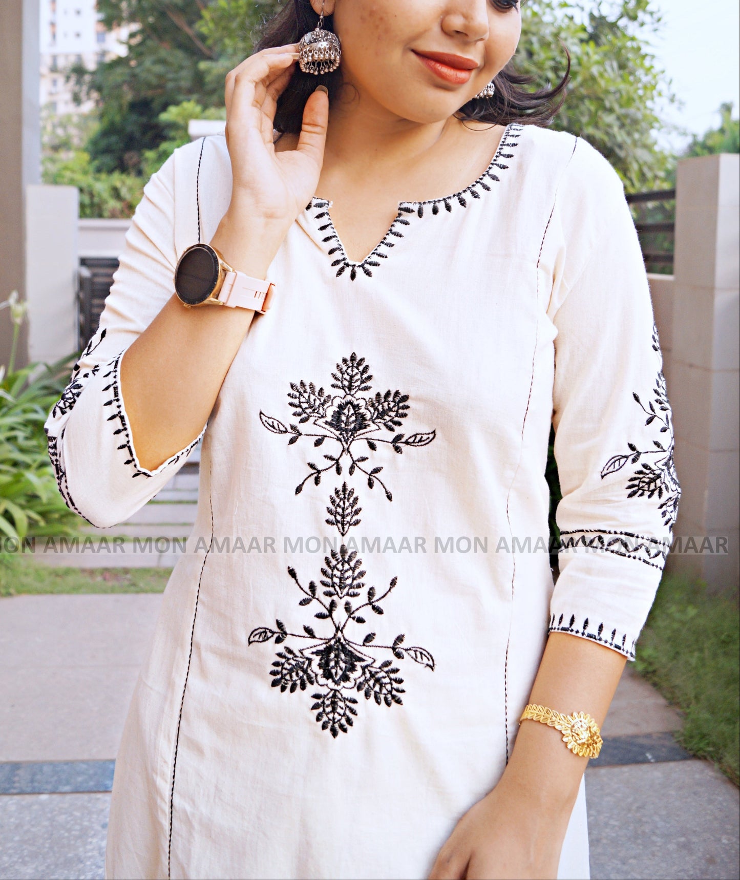 Finding Me- Cotton Kurti Set