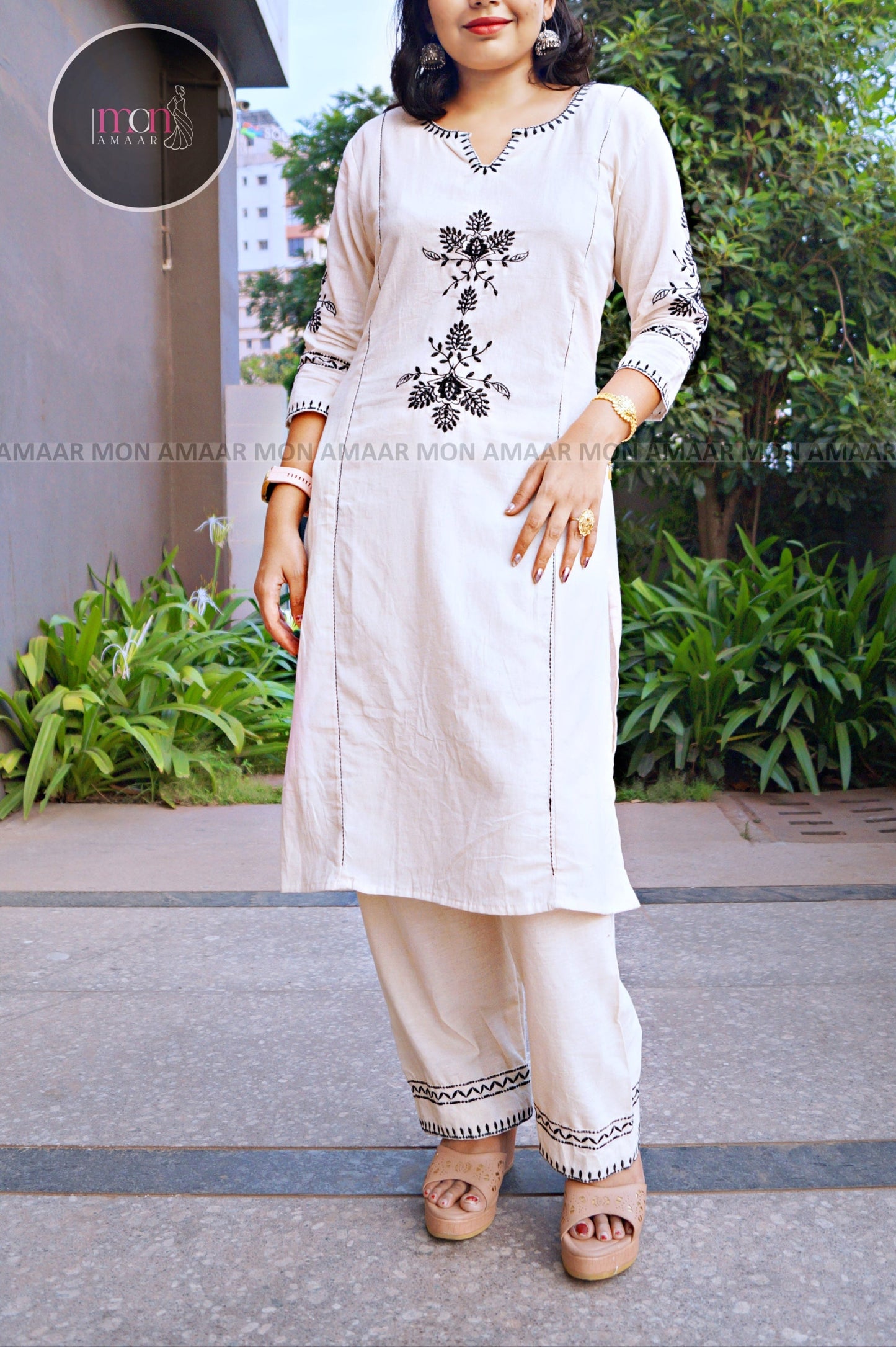 Finding Me- Cotton Kurti Set