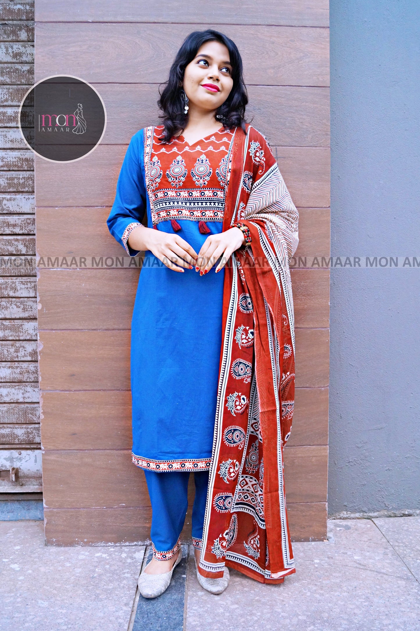 Reflection Of Soul- Cotton Kurti Set