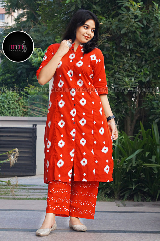 Happy Soul- Cotton kurti Set