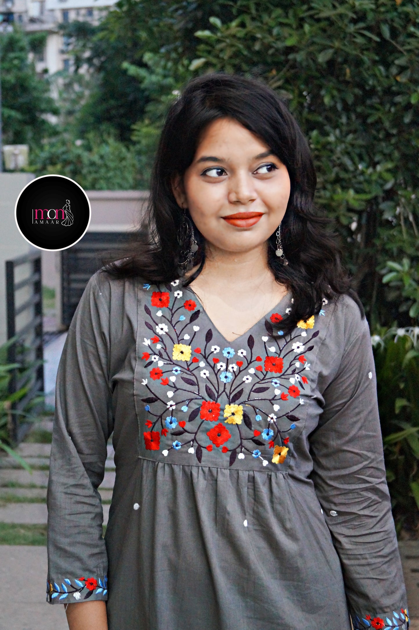 Sweet Moments- Cotton kurti Set