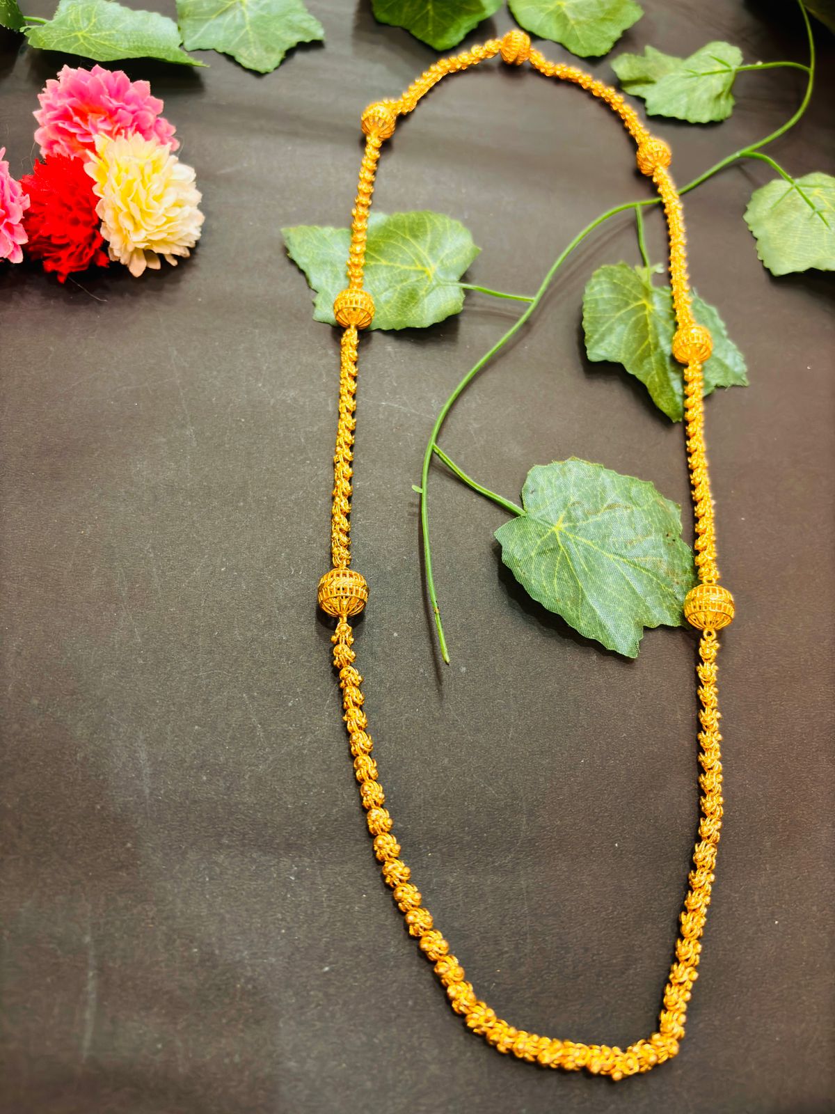 Beyond Perfection -Gold Plated Long Chain