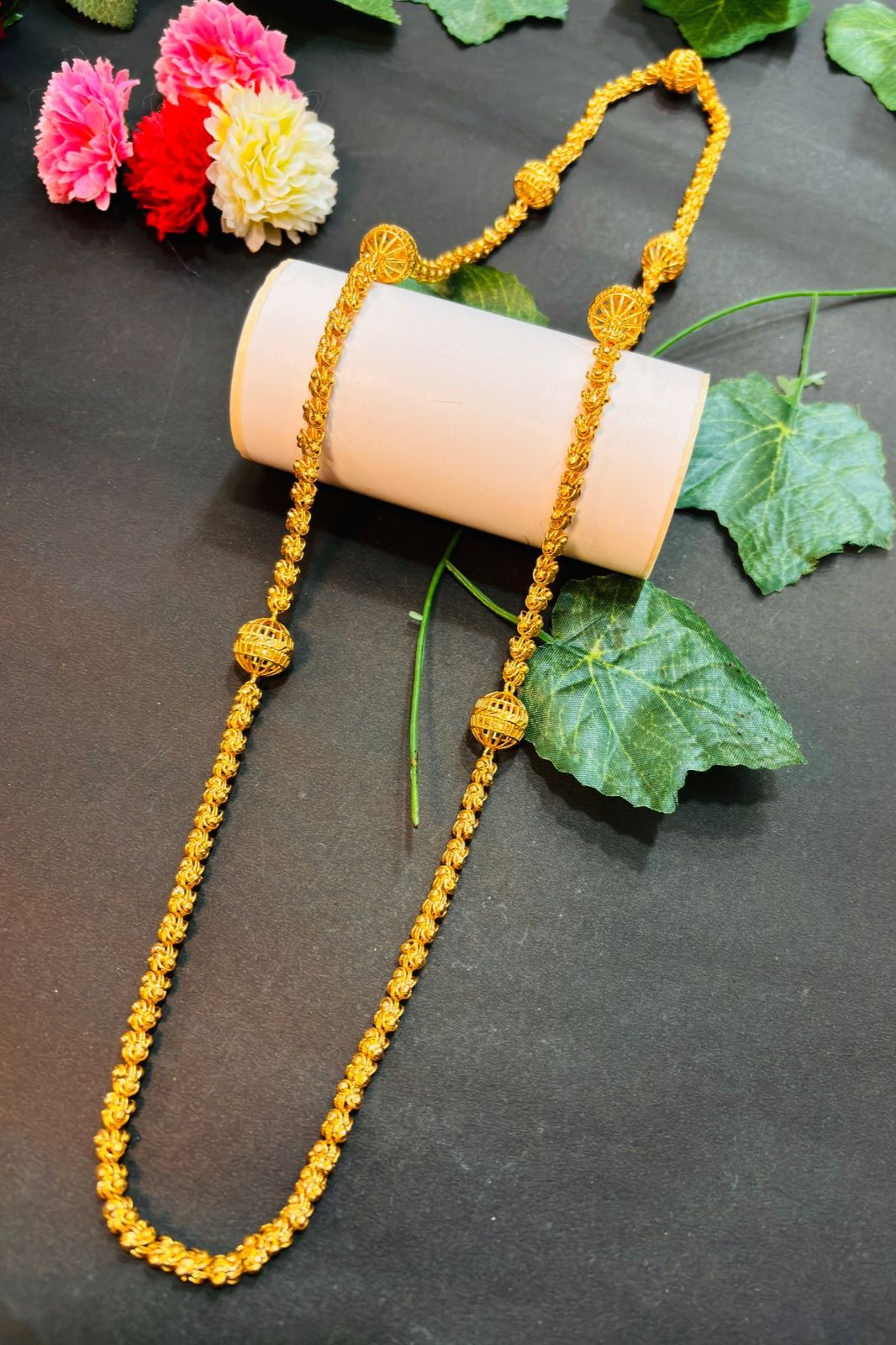 Beyond Perfection -Gold Plated Long Chain