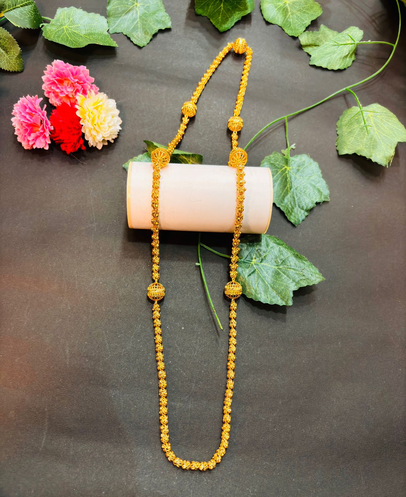 Beyond Perfection -Gold Plated Long Chain