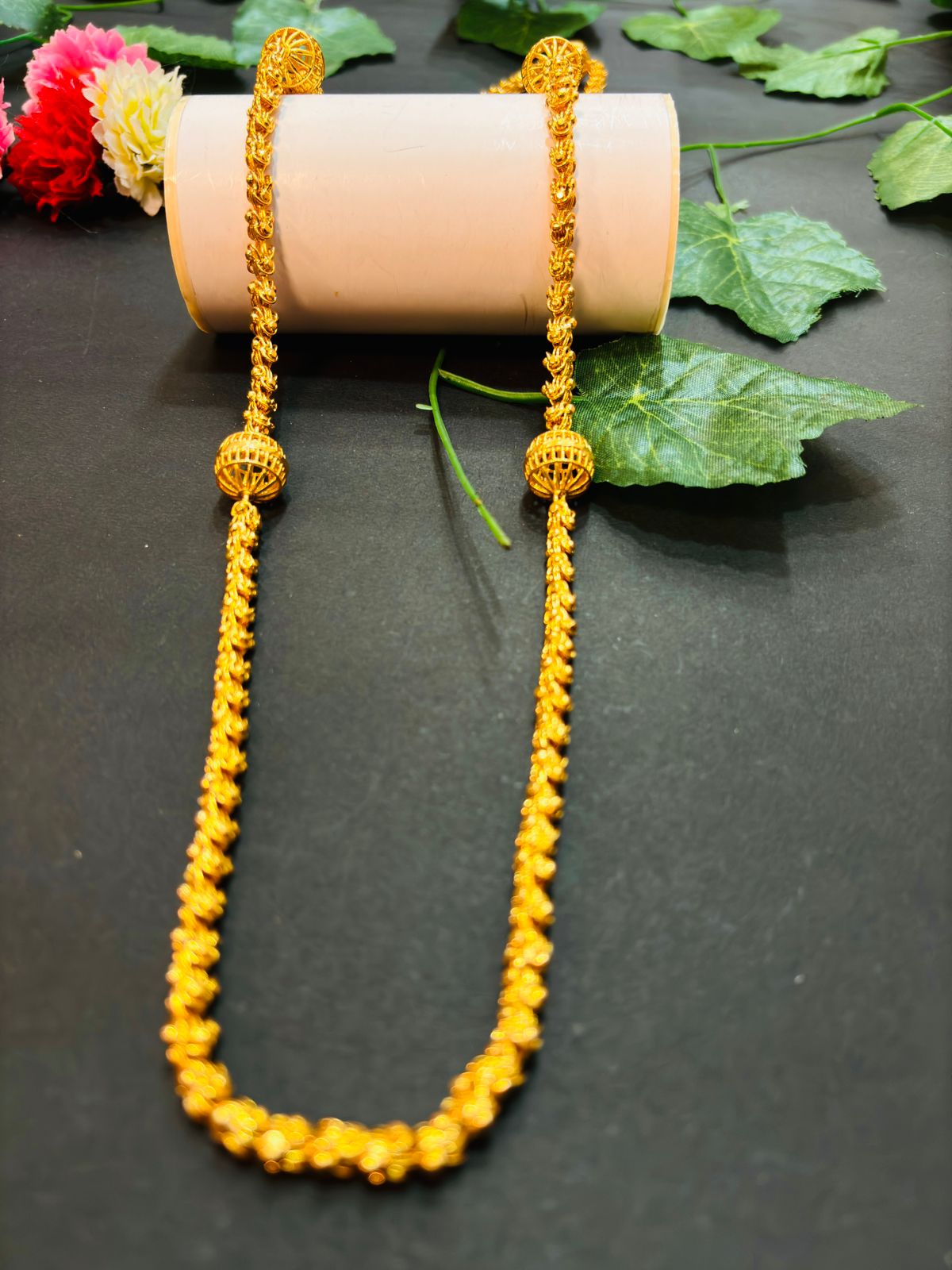 Beyond Perfection -Gold Plated Long Chain