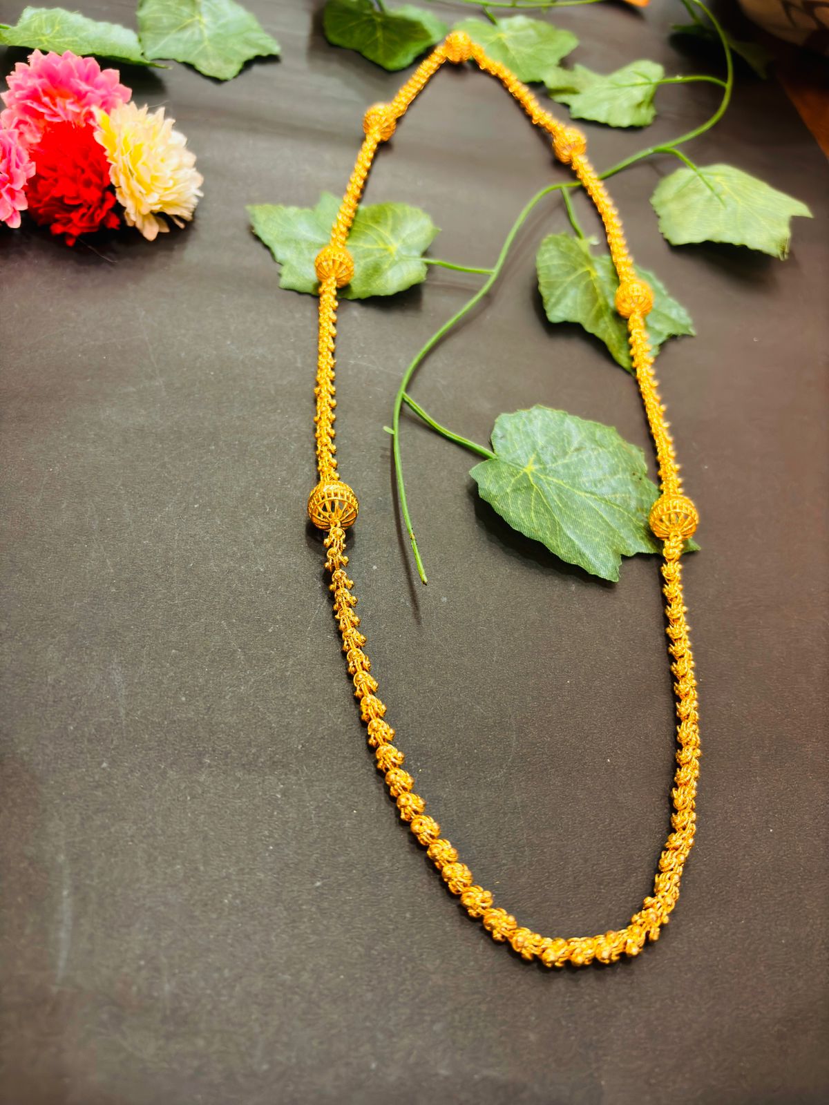 Beyond Perfection -Gold Plated Long Chain