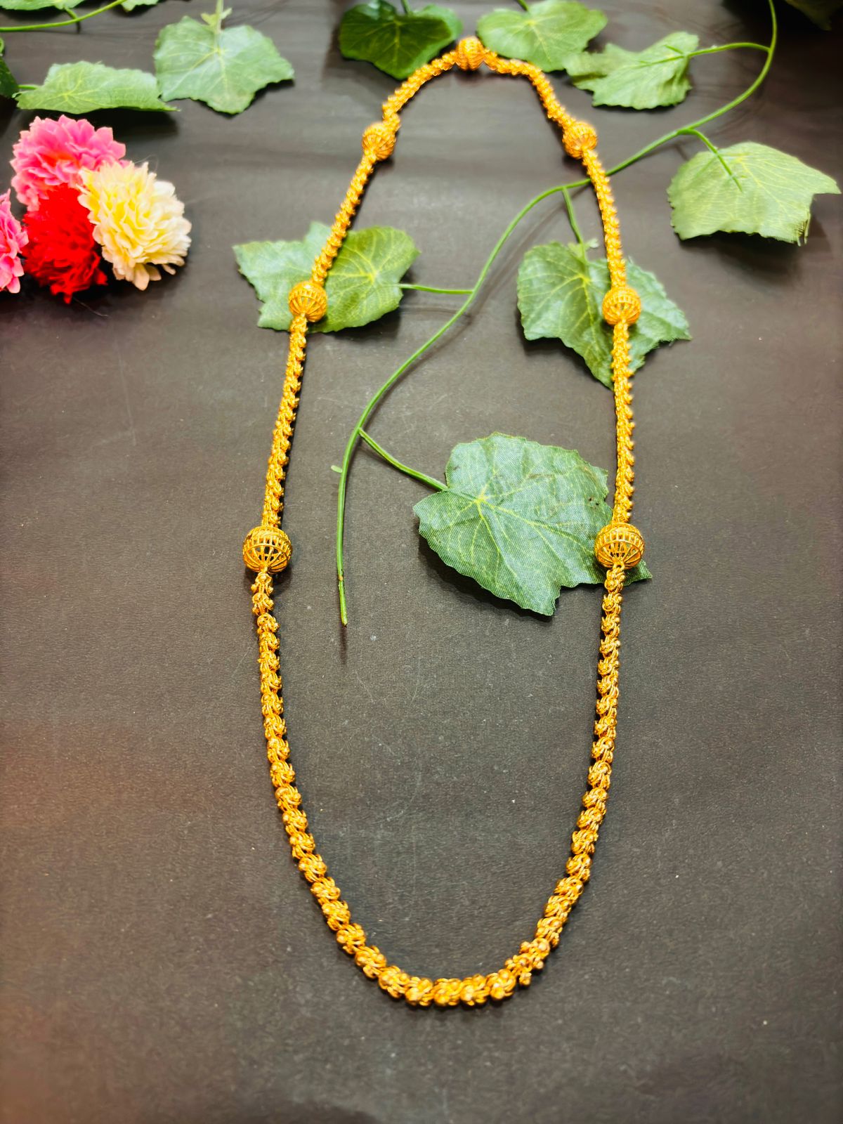Beyond Perfection -Gold Plated Long Chain