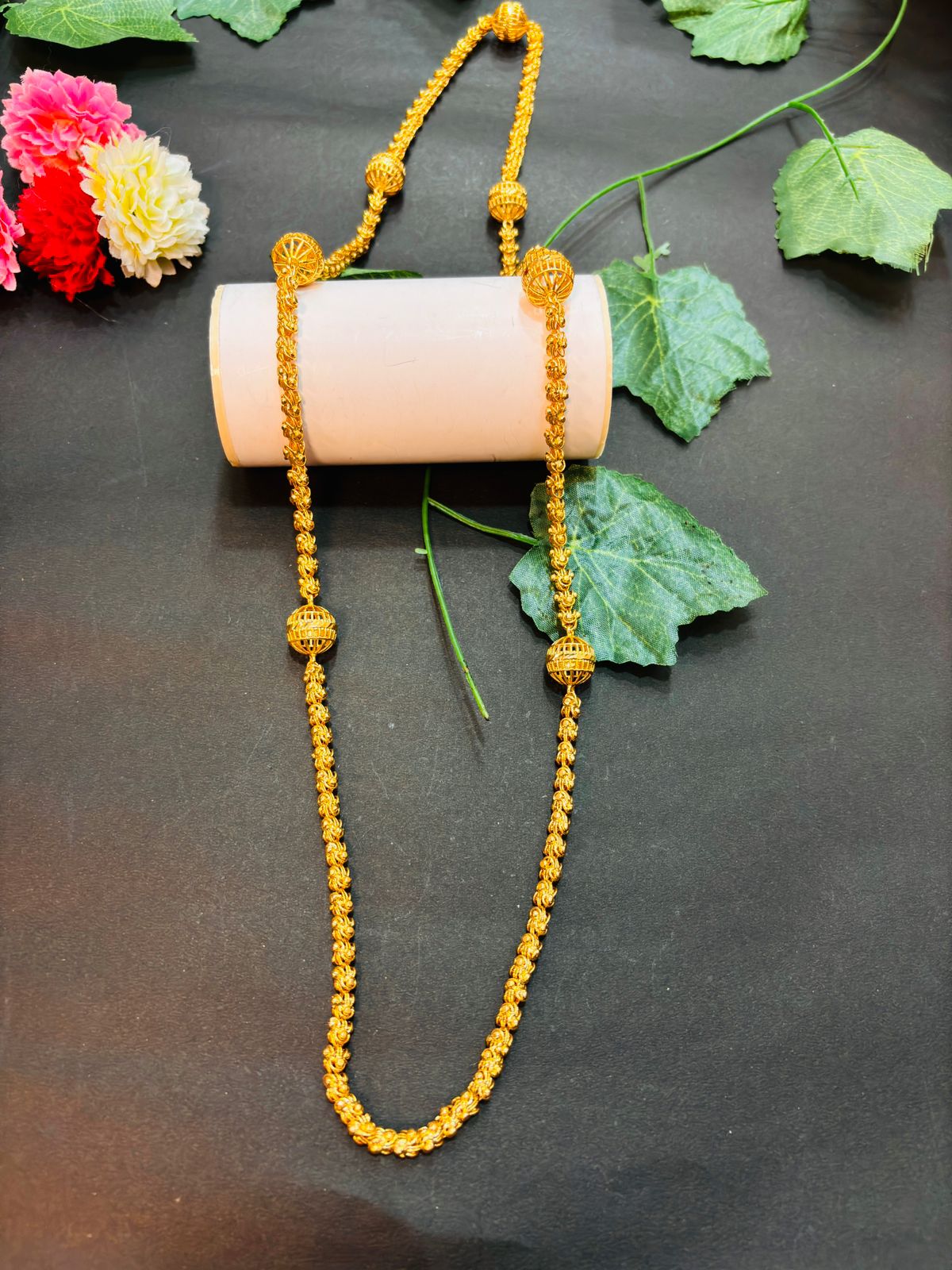 Beyond Perfection -Gold Plated Long Chain