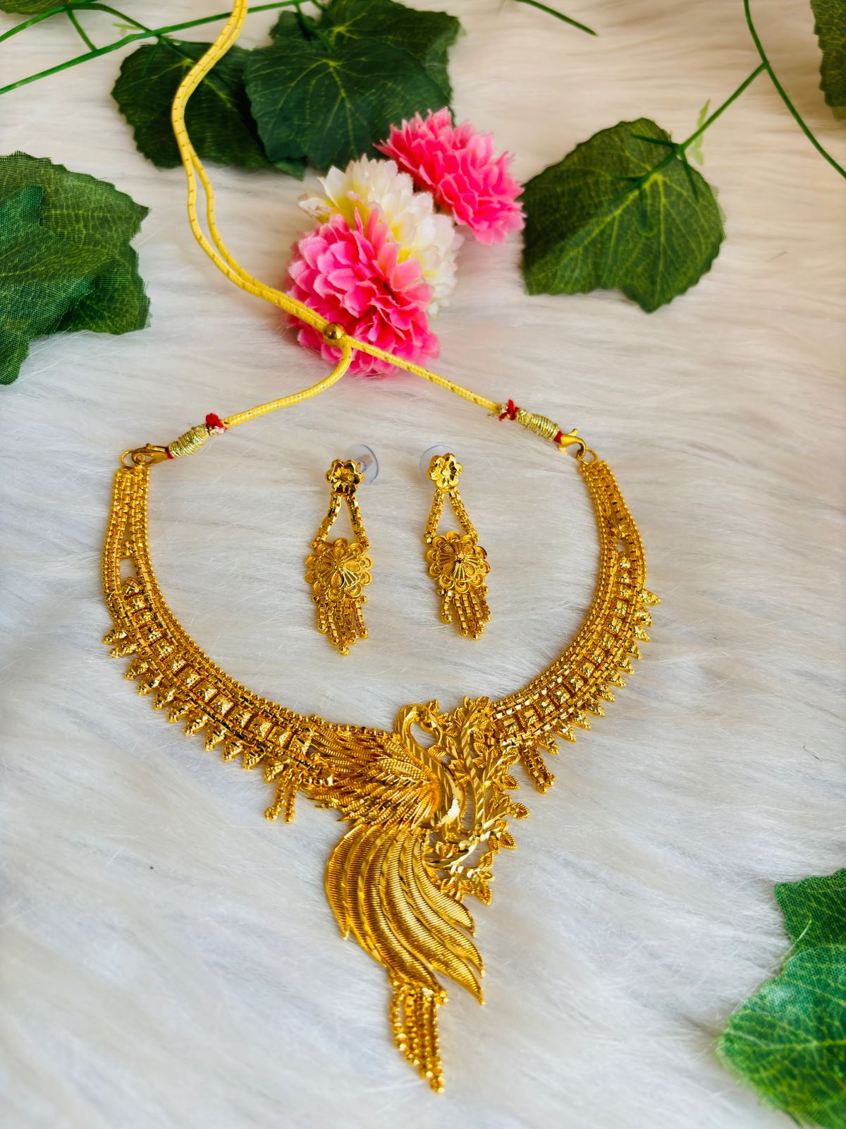 Royal Queen- Gold Plated Necklace Set