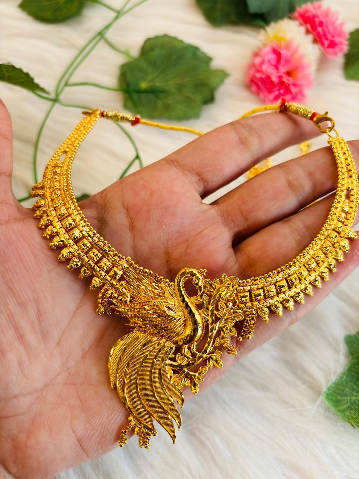 Royal Queen- Gold Plated Necklace Set