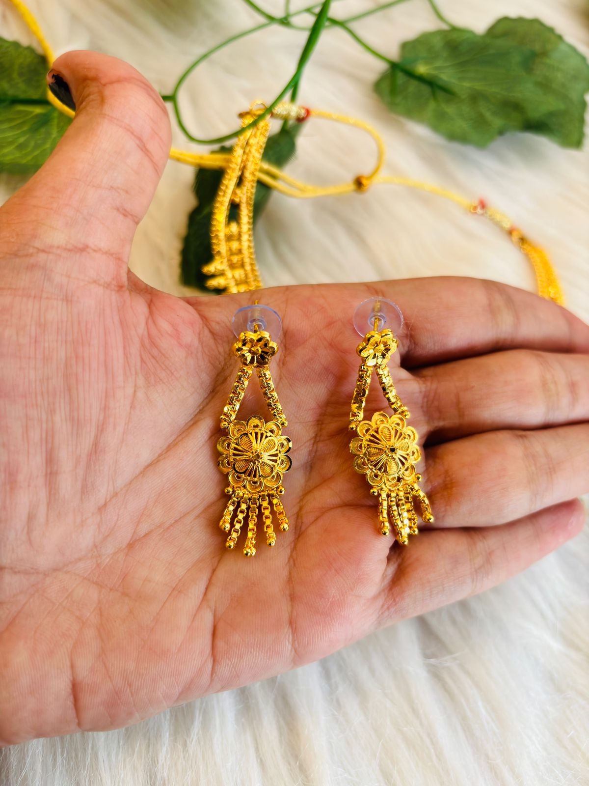 Royal Queen- Gold Plated Necklace Set
