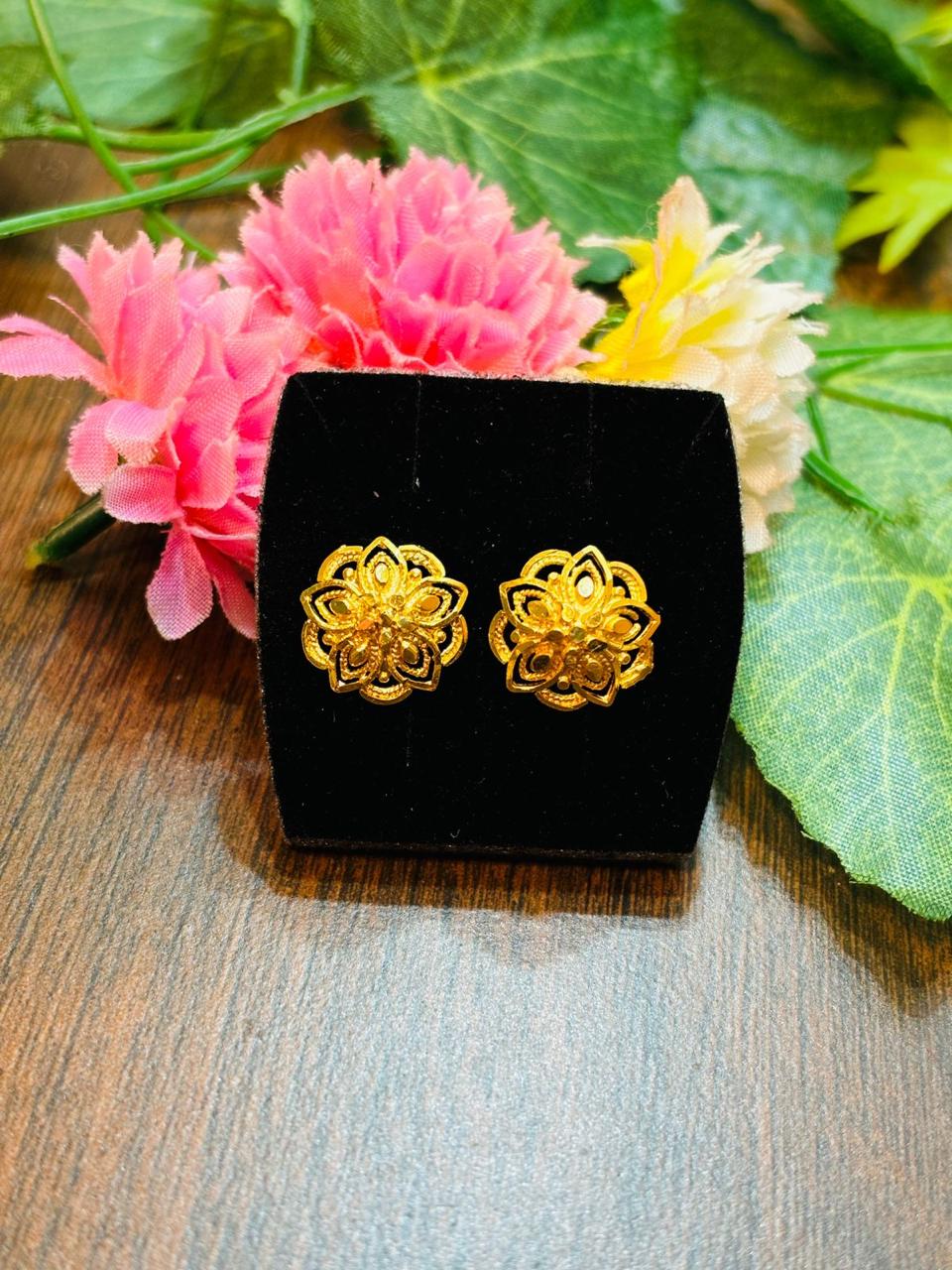 Perfectly Fine Gold Plated Earrings