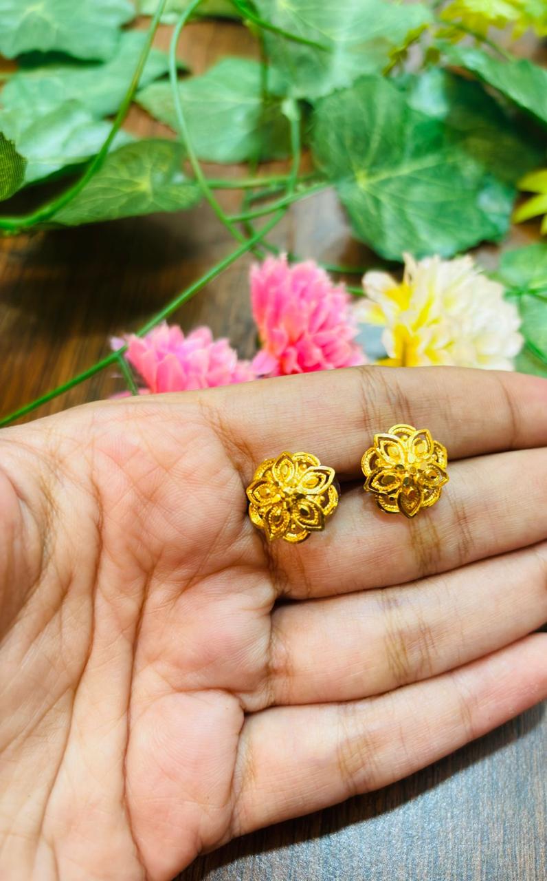 Perfectly Fine Gold Plated Earrings