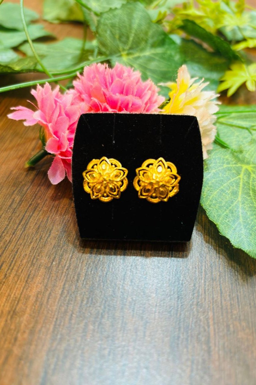 Perfectly Fine Gold Plated Earrings