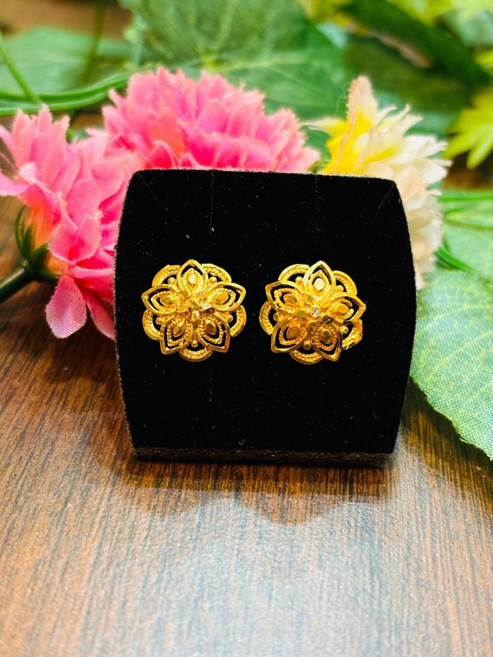 Perfectly Fine Gold Plated Earrings