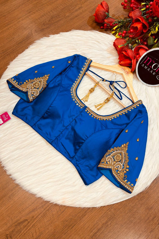 Night Of Brides -Designer Blouse With Maggam Hand work