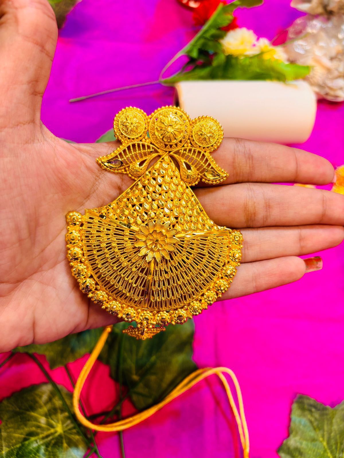 Moukthika Gold Plated Sita Har Bridal Necklace set