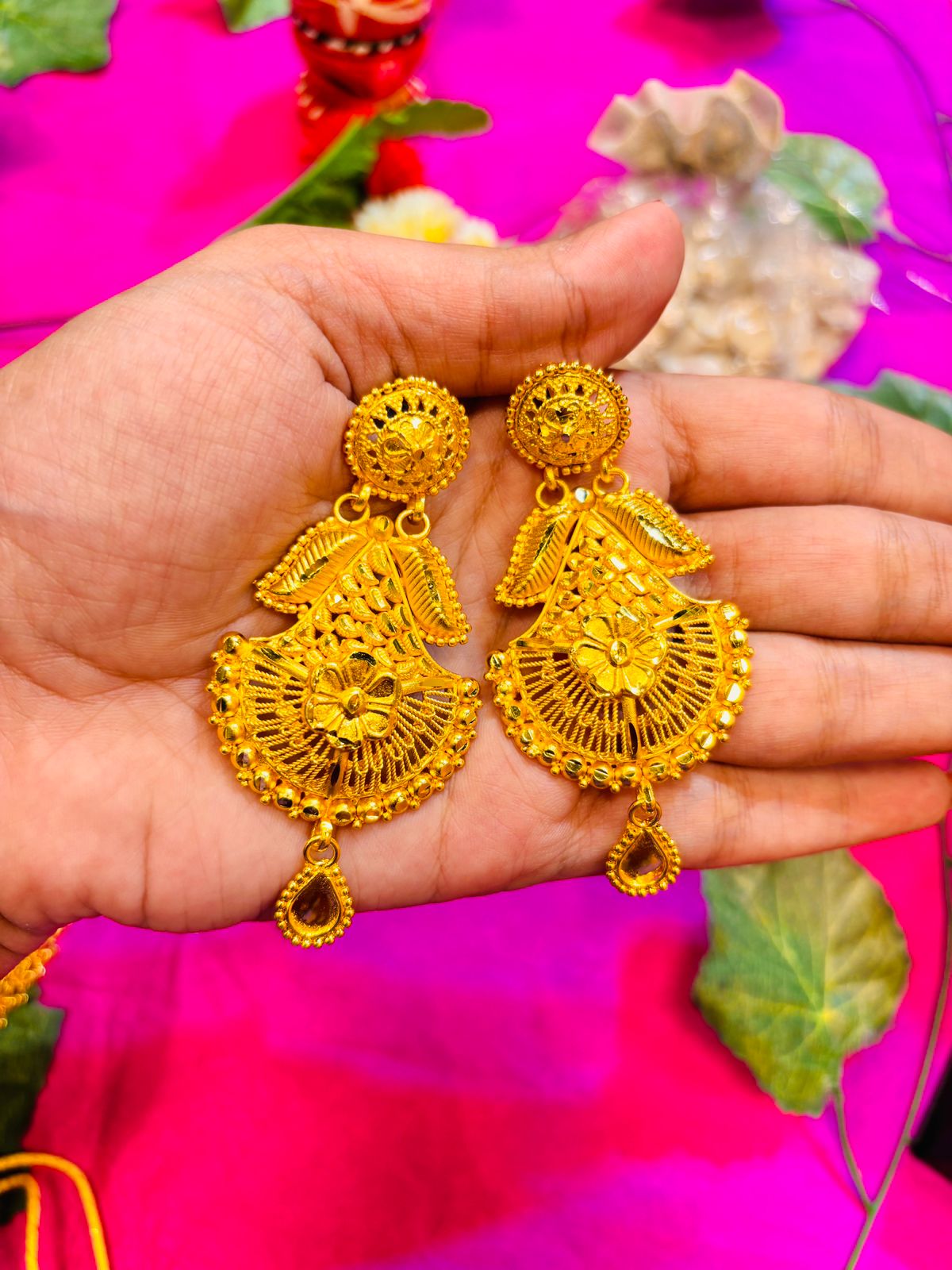 Moukthika Gold Plated Sita Har Bridal Necklace set
