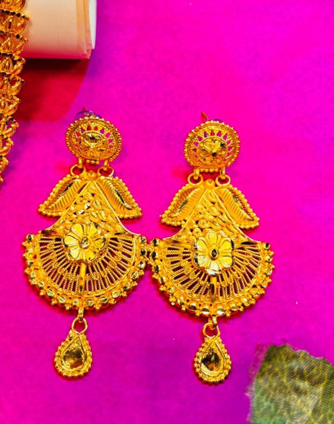 Moukthika Gold Plated Sita Har Bridal Necklace set