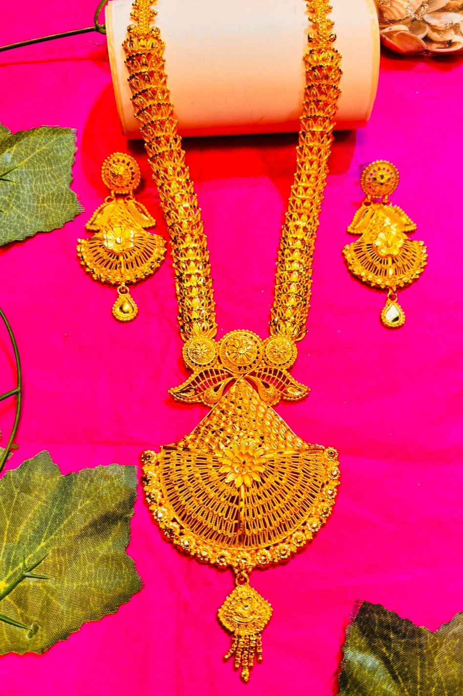 Moukthika Gold Plated Sita Har Bridal Necklace set
