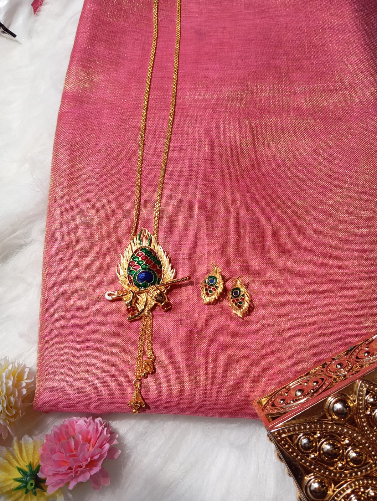 Bansuri (Gold Plated Necklace Set)