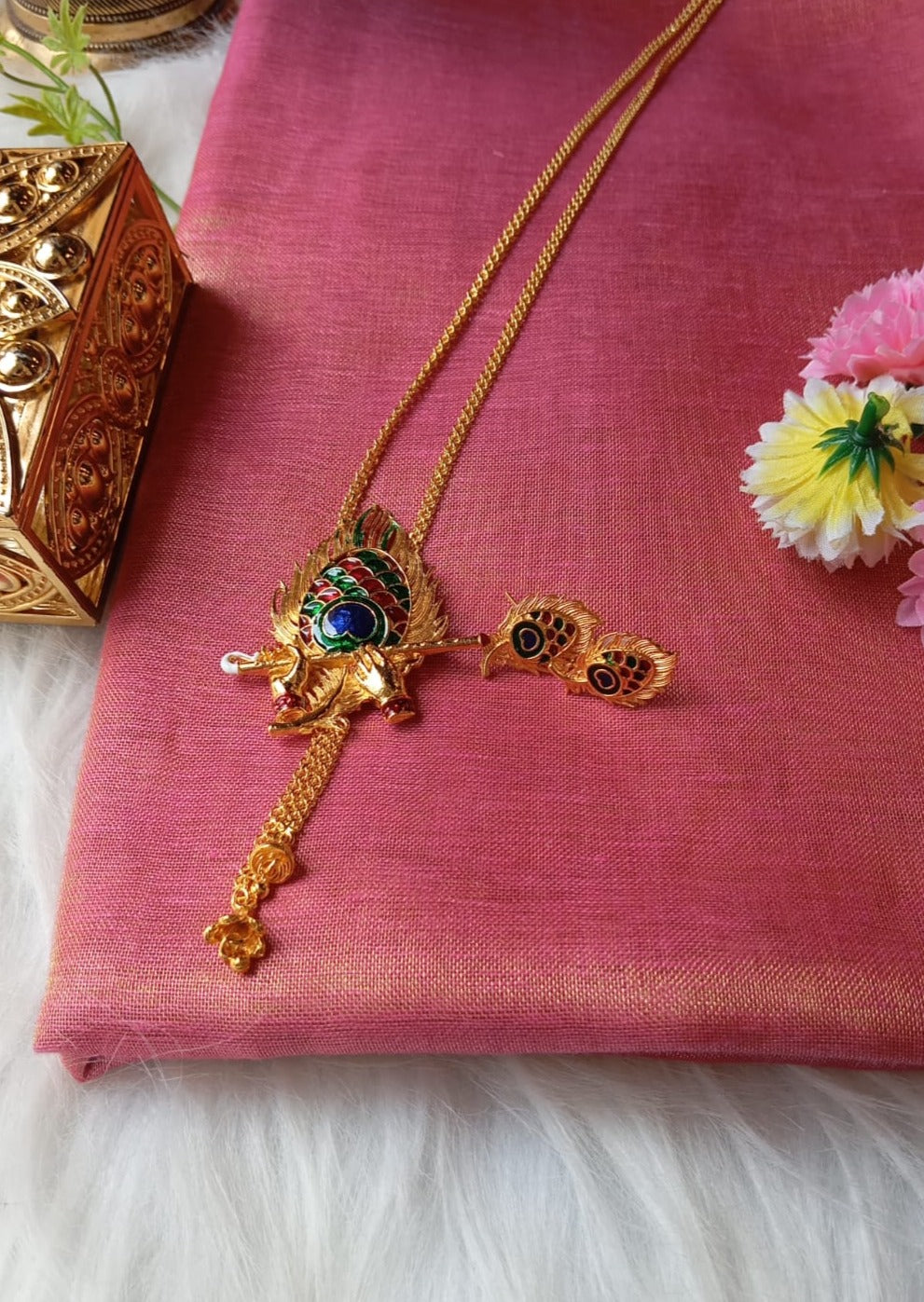 Bansuri (Gold Plated Necklace Set)