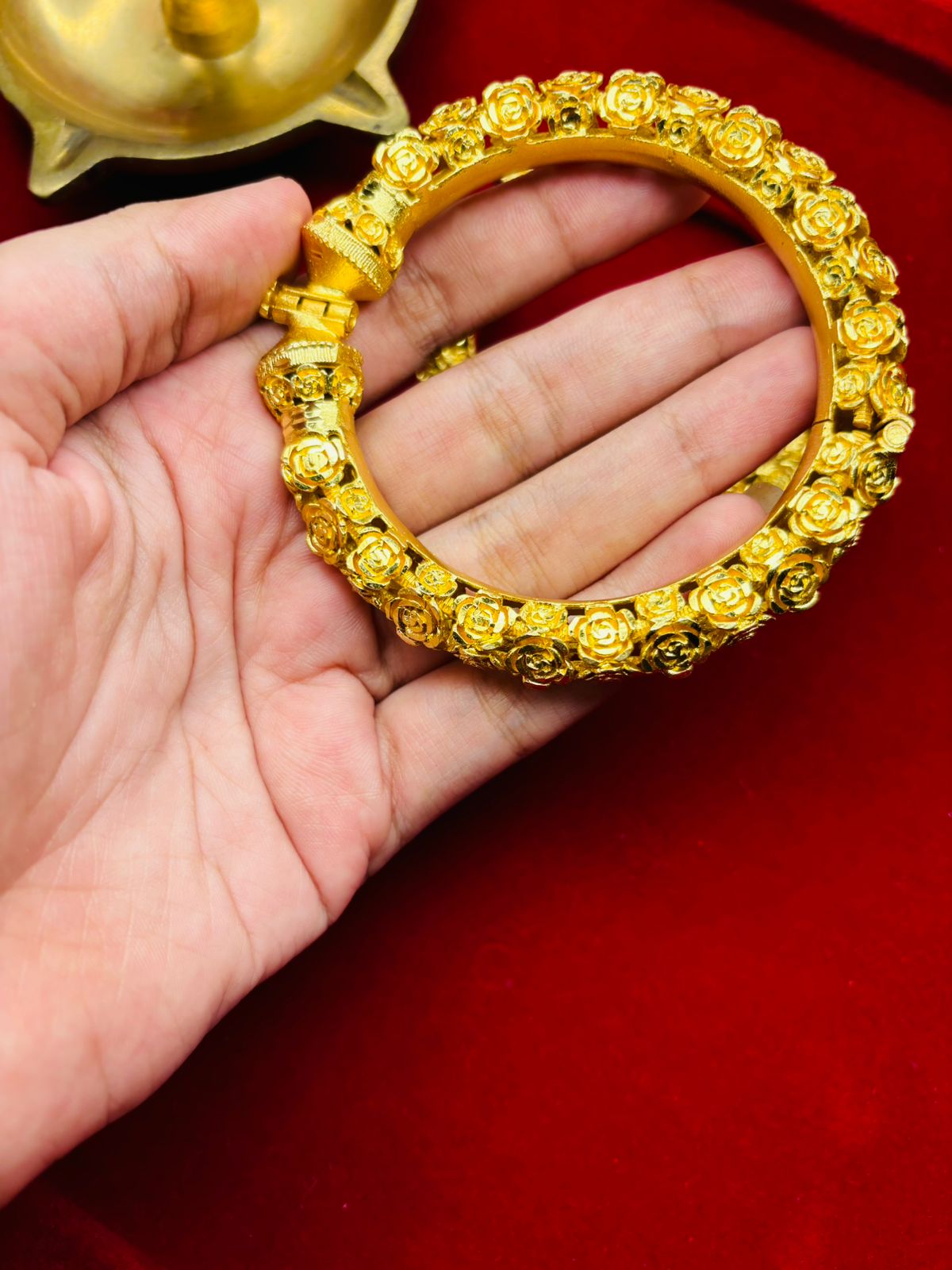 Rose (Fancy Gold Plated Bangles)