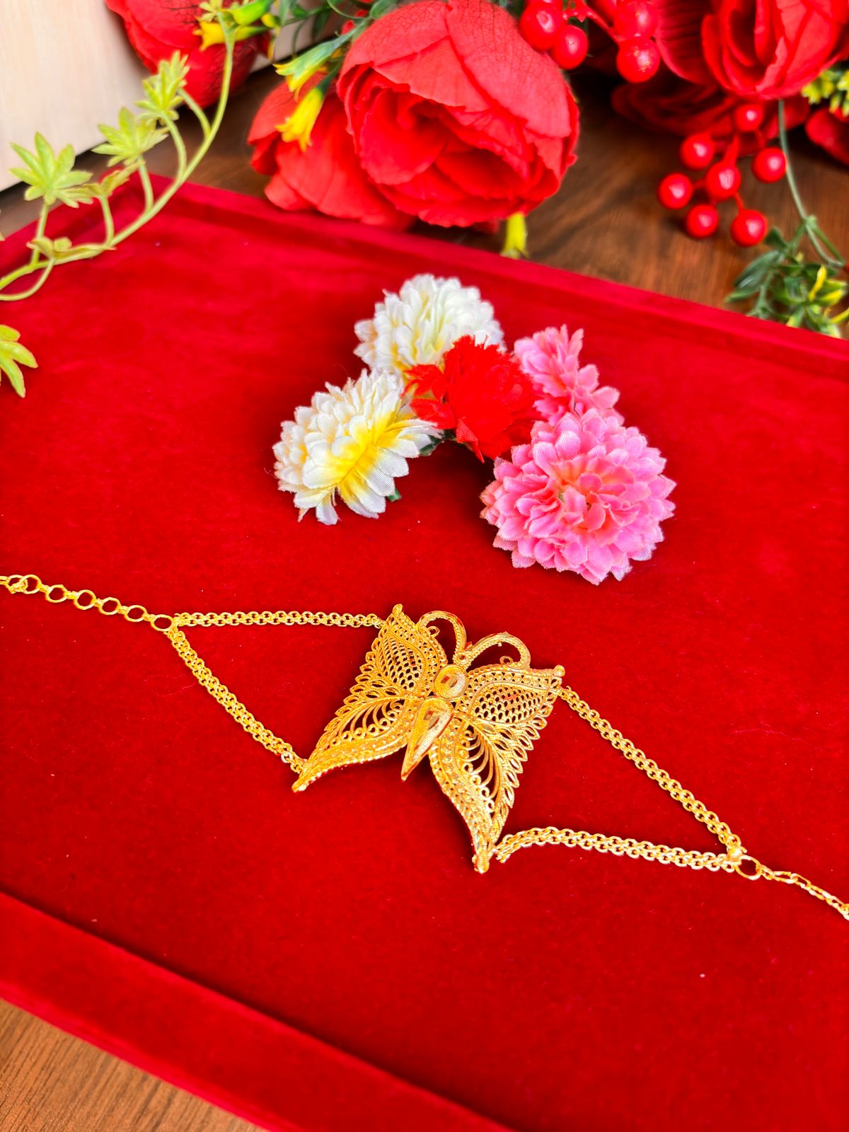 Pushpak- Gold Plated Mantasha