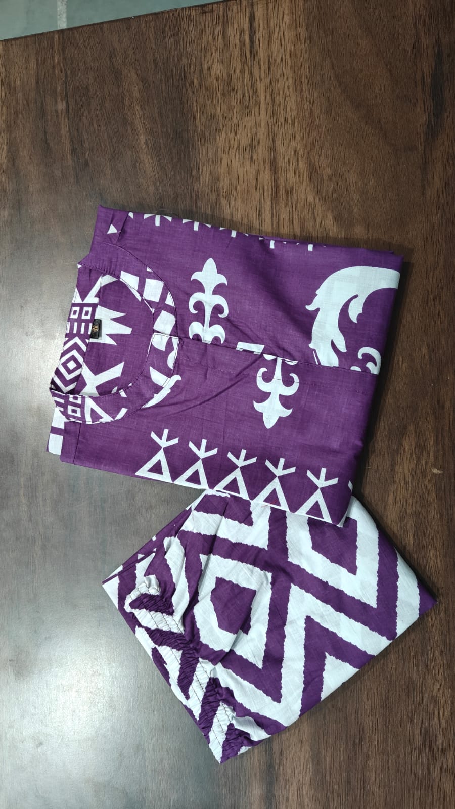 One Day Tale Cotton Kurti Set