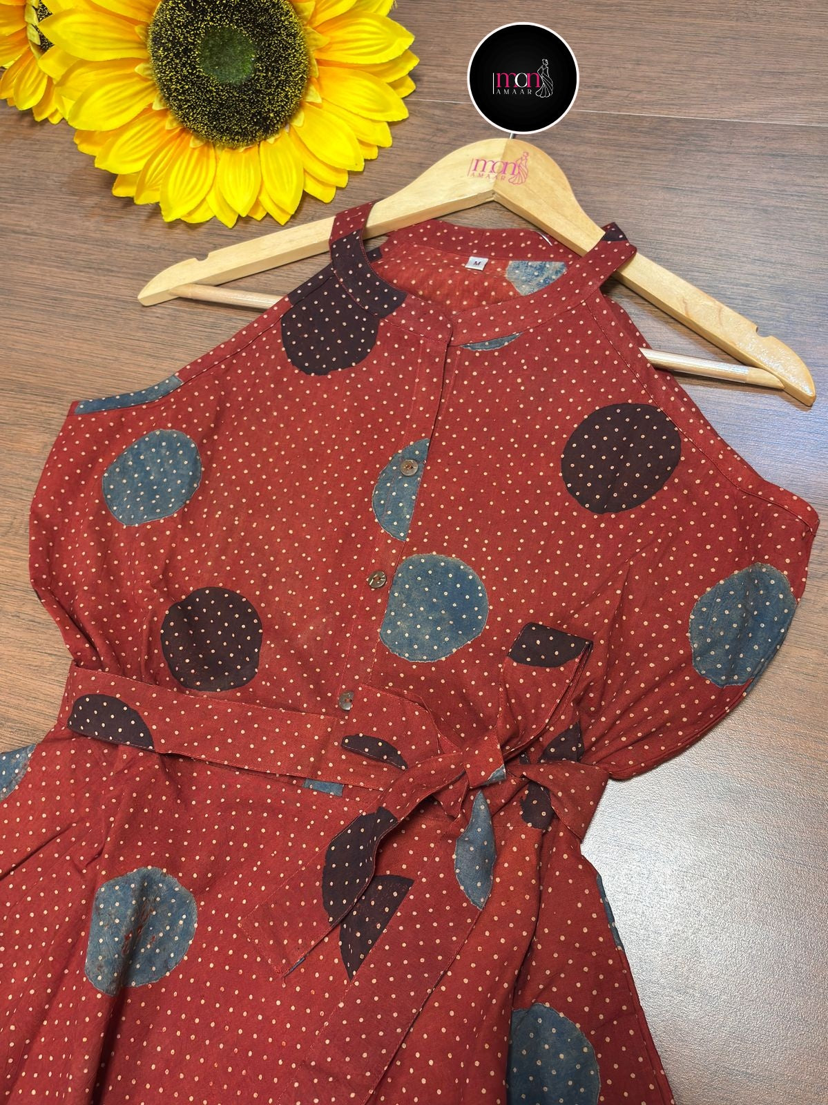 Spot On Style Sustainable Long Handloom Dress