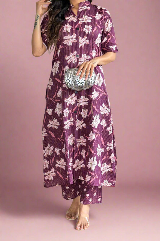 Ritual Bliss Cotton Coord Set