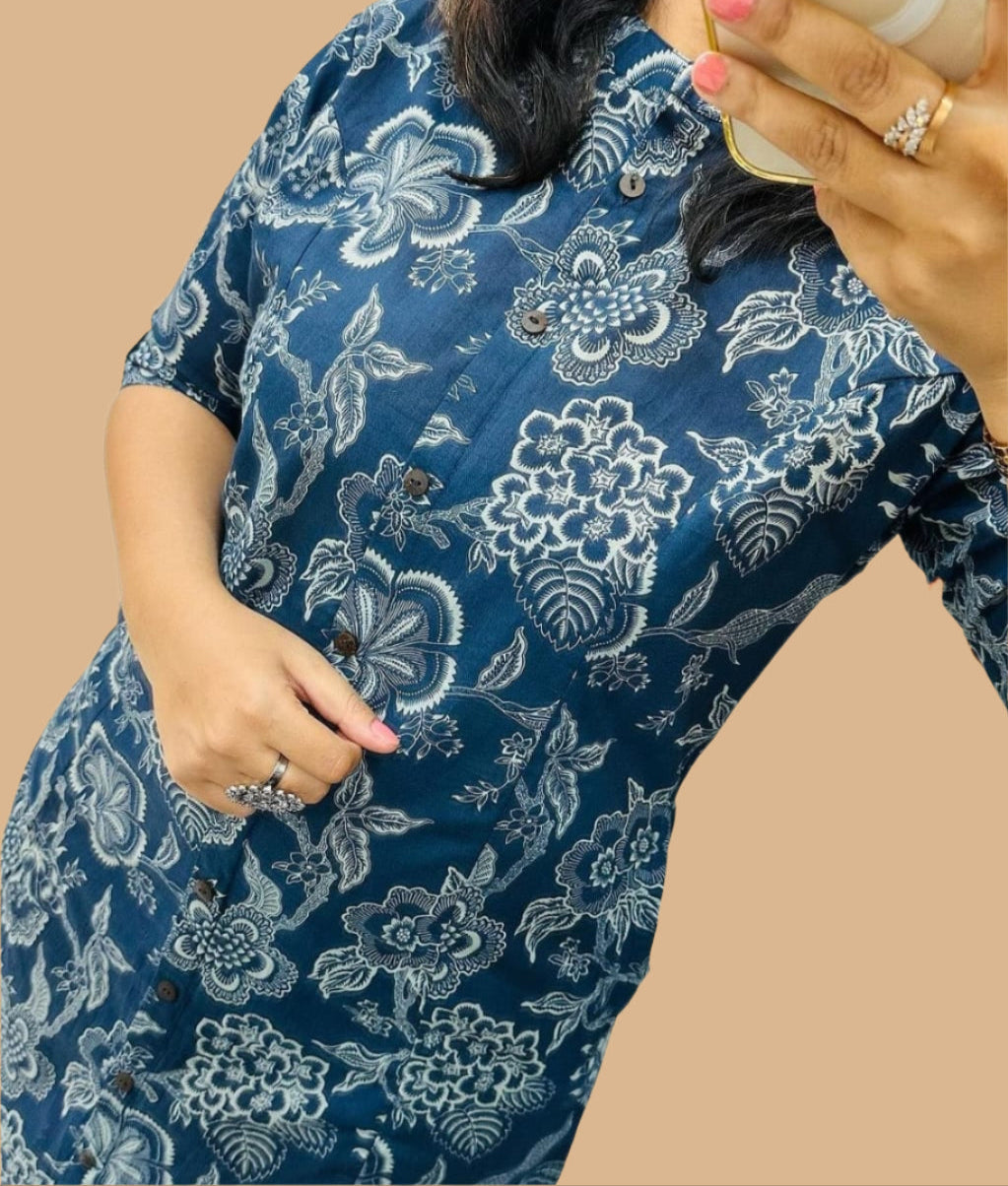 Little Buddy Cotton Kurti Set