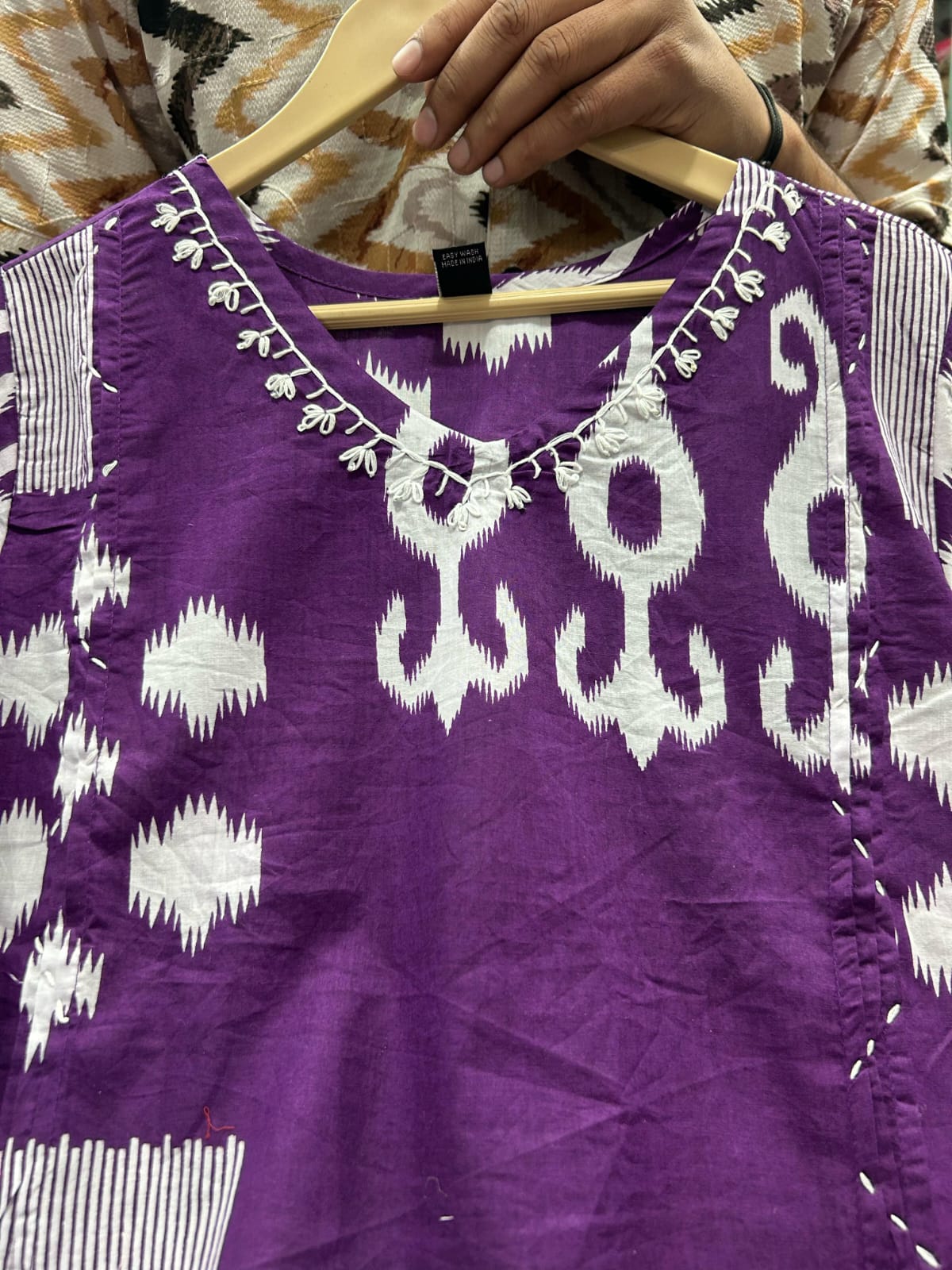 Cloudy Days Cotton kurti Set