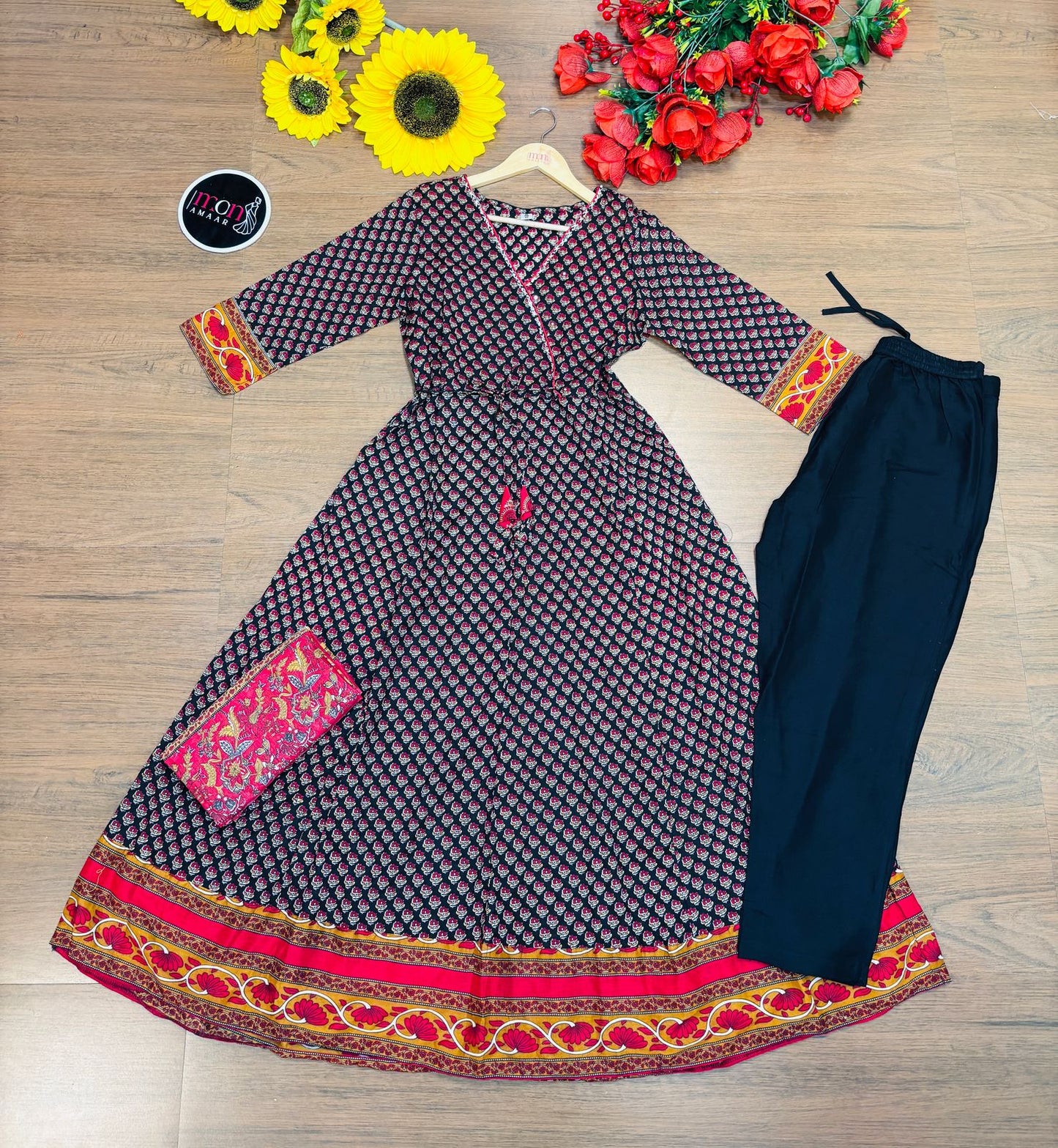 Creative Aura-Cotton Kurti Set