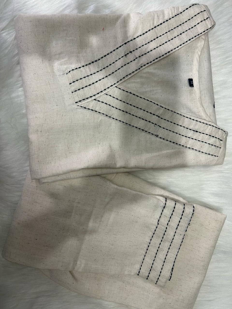 Eternal Grace Cotton Kurti Set