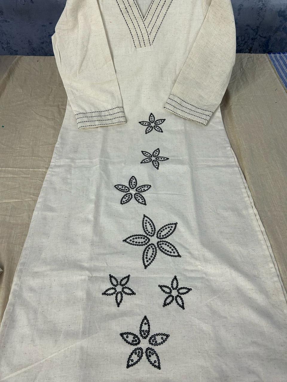 Eternal Grace Cotton Kurti Set